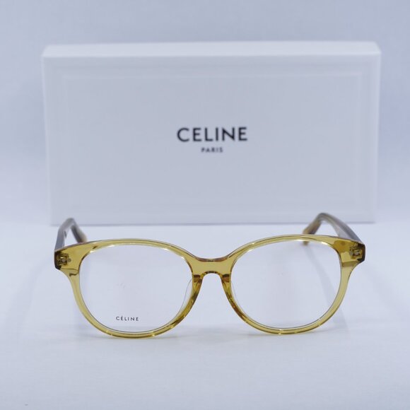 Final Price! Celine CL50007F 039 Yellow Eyeglasses 52mm - Picture 3 of 11